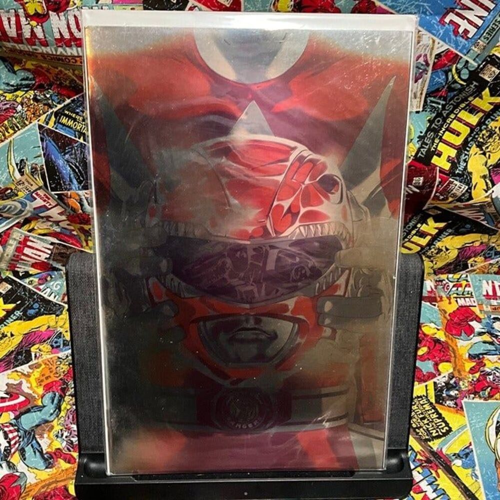 Rare and Eye-Catching: Mighty Morphin Power Rangers #41 Virgin Foil Variant
